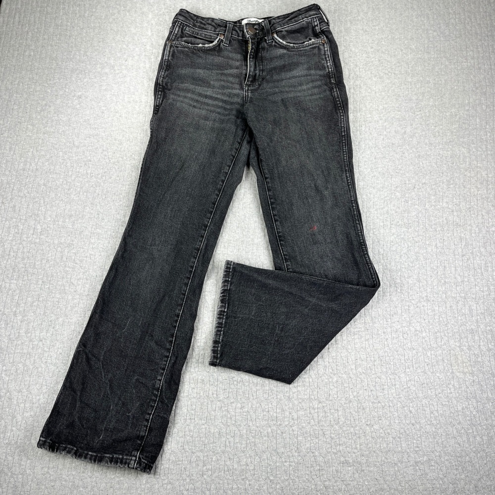 Wrangler Retro Bootcut Jeans Women 27x30 Fits 24X28‎ Black High Rise Denim Pants